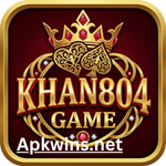 Khan804 Game logo a gaming platform logo in casino style design