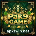 Pak9 Game casino style logo for Android gaming app