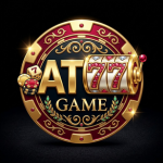 AT77 Game APK Casino Logo - Gold a me Red Theme
